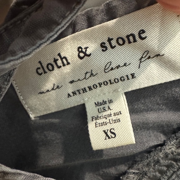 Cloth & Stone Val Halter Blouse in Carbon by Anthropologie - Picture 8 of 8